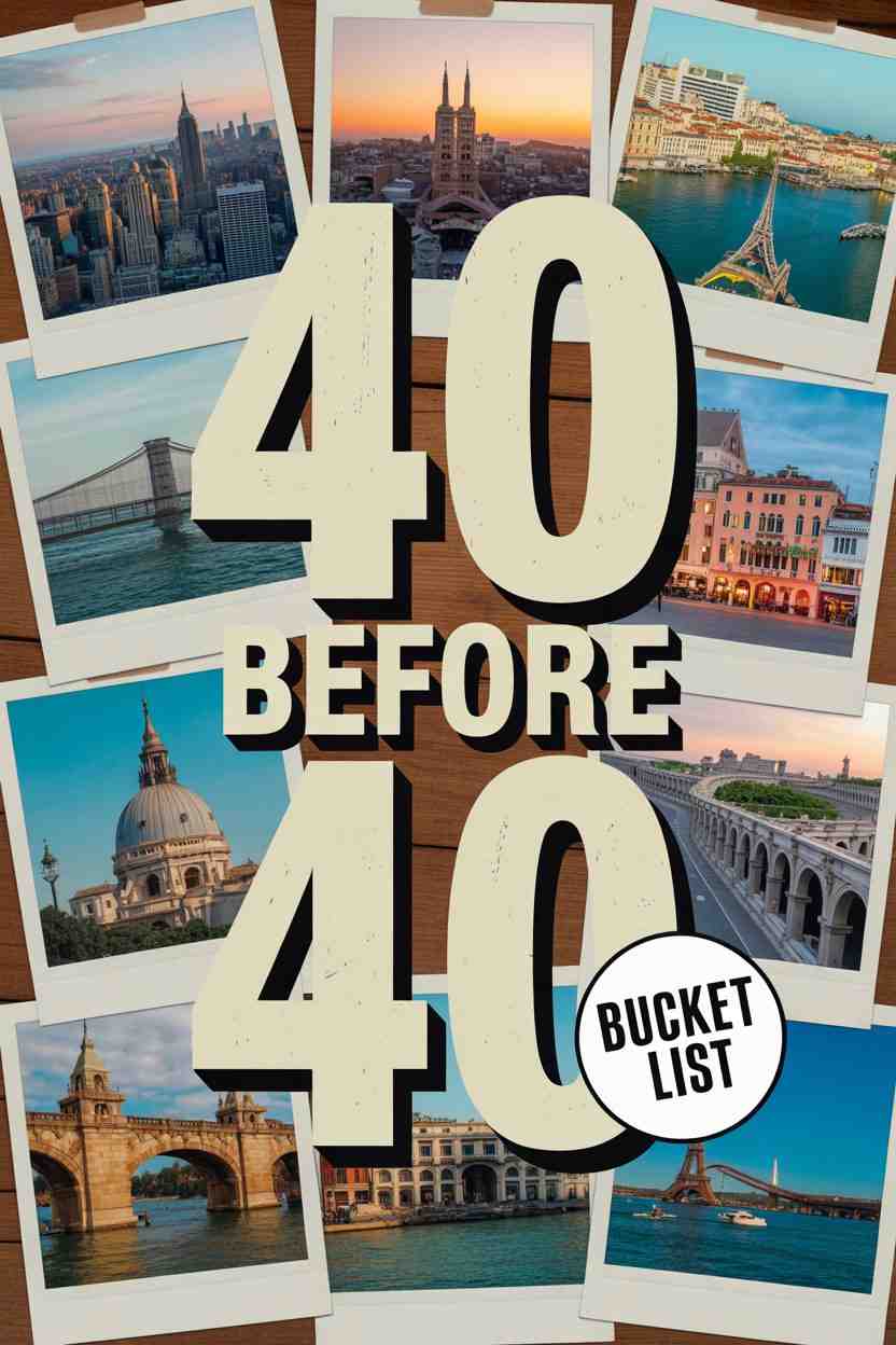 The Ultimate ’40 Before 40′ Bucket List