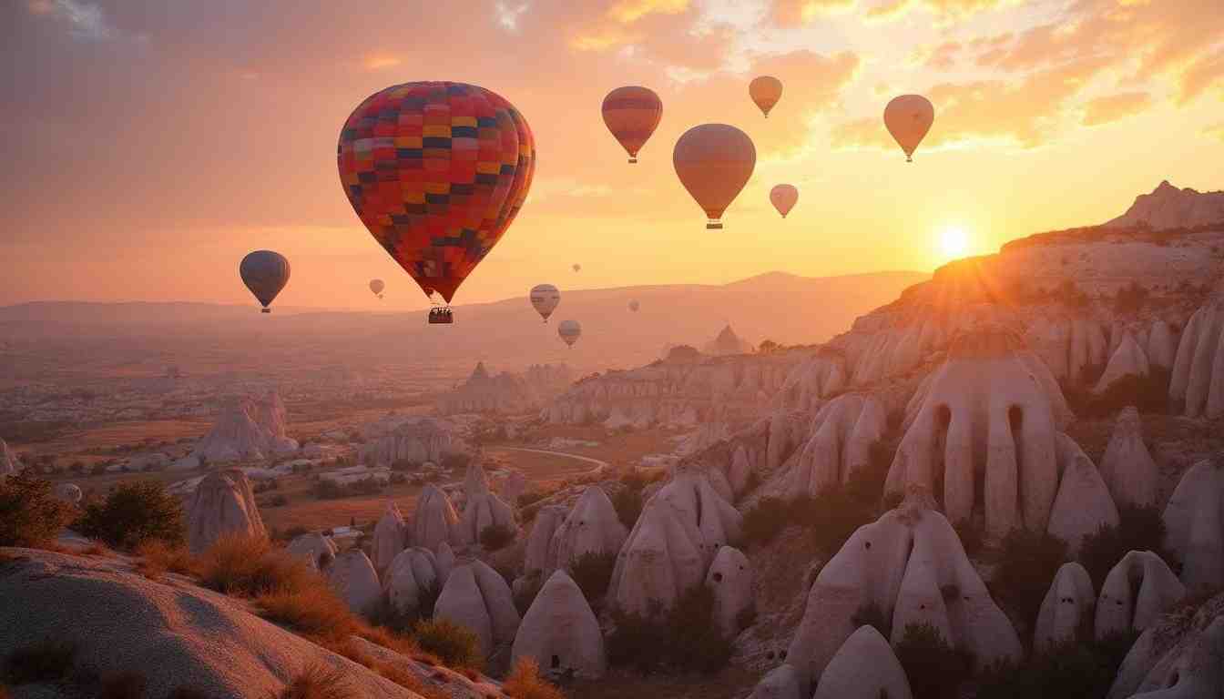 Hot Air Balloons over Cappadocia