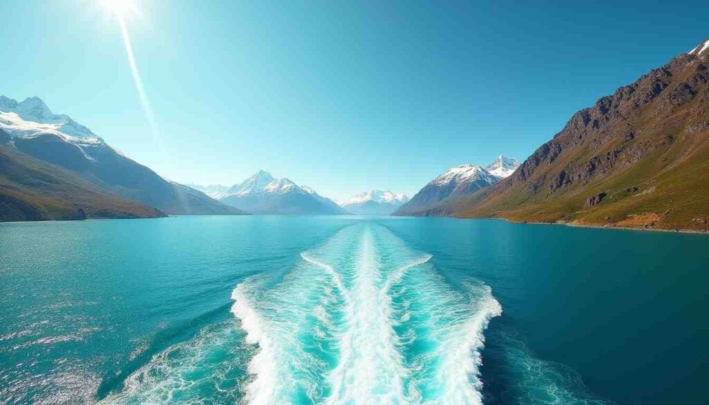 Wilderness of Alaska from the water