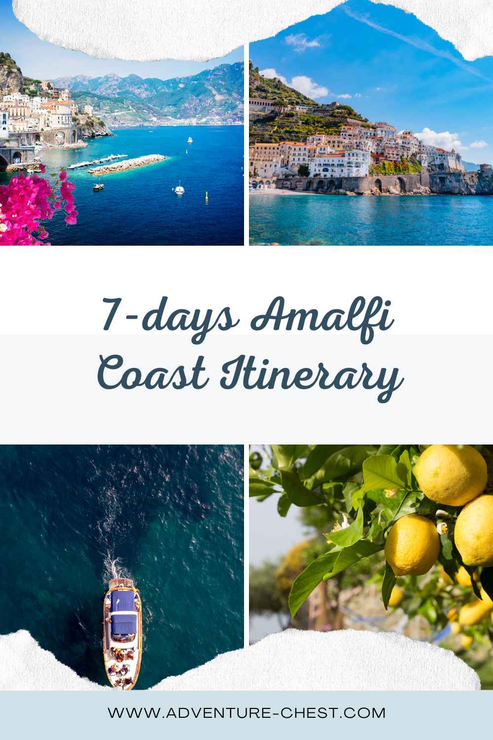 Amalfi Coast by Boat: 7-day Itinerary