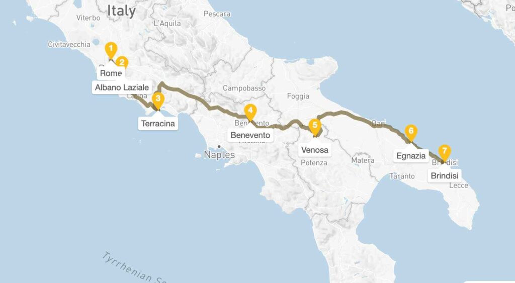 Via Appia Antica Route
