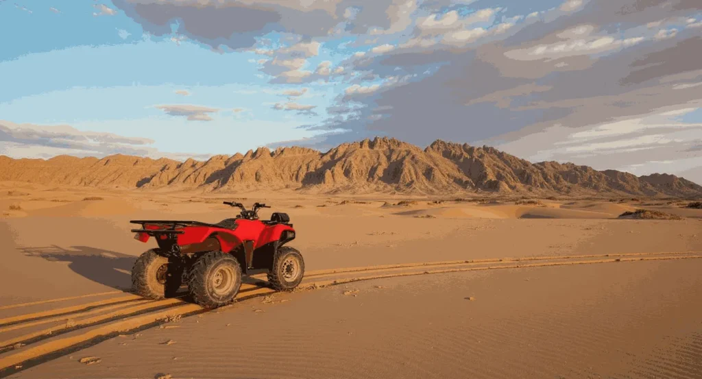 ATV Quad ride in the Sinai Desert