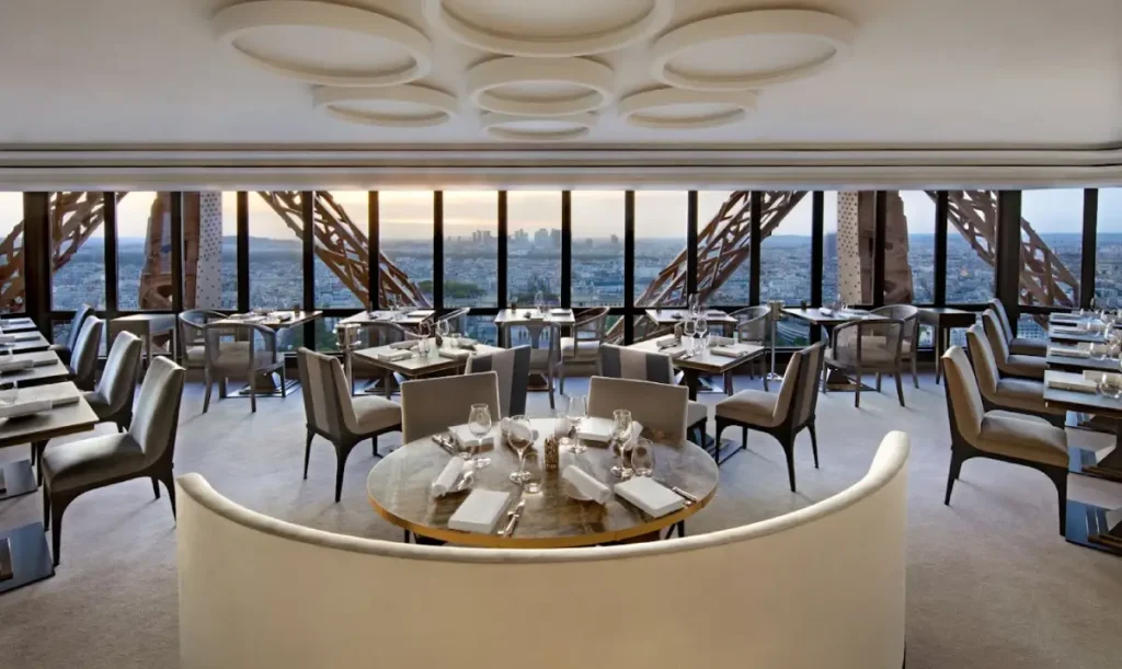 Eifel Tower Jules Verne restaureant
