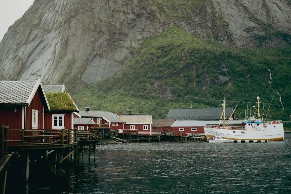 Fishing village on Lofoten islands, Norway