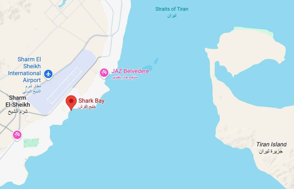 Sharks Bay Sharm el-Sheikh location
