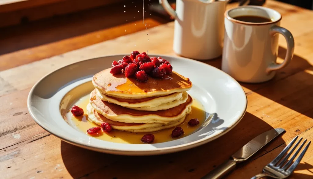 Simple flour pancakes