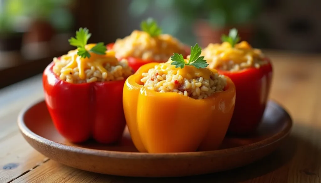 Stuffed bell peppers
