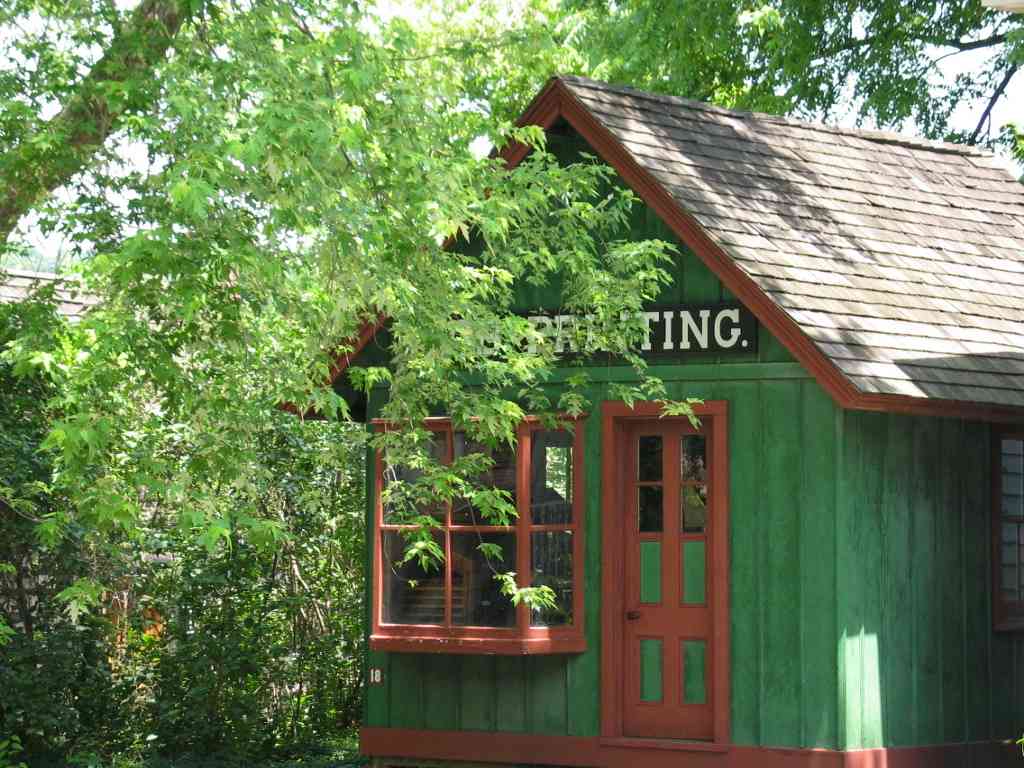 Eltingville Store/Print Shop, c.1860, relocated from Eltingville to Historic Richmond Town