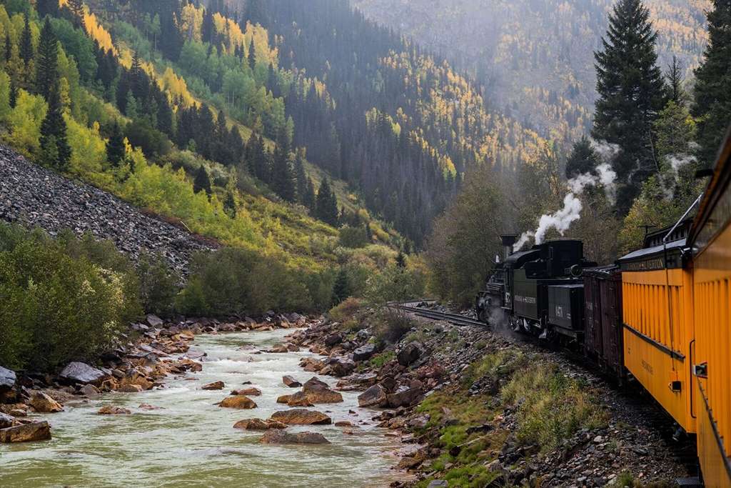 Durango & Silverton Narrow Gauge Railroad | best fall foliage train rides