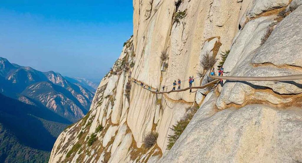 Plank Wood Walk Mount Hua