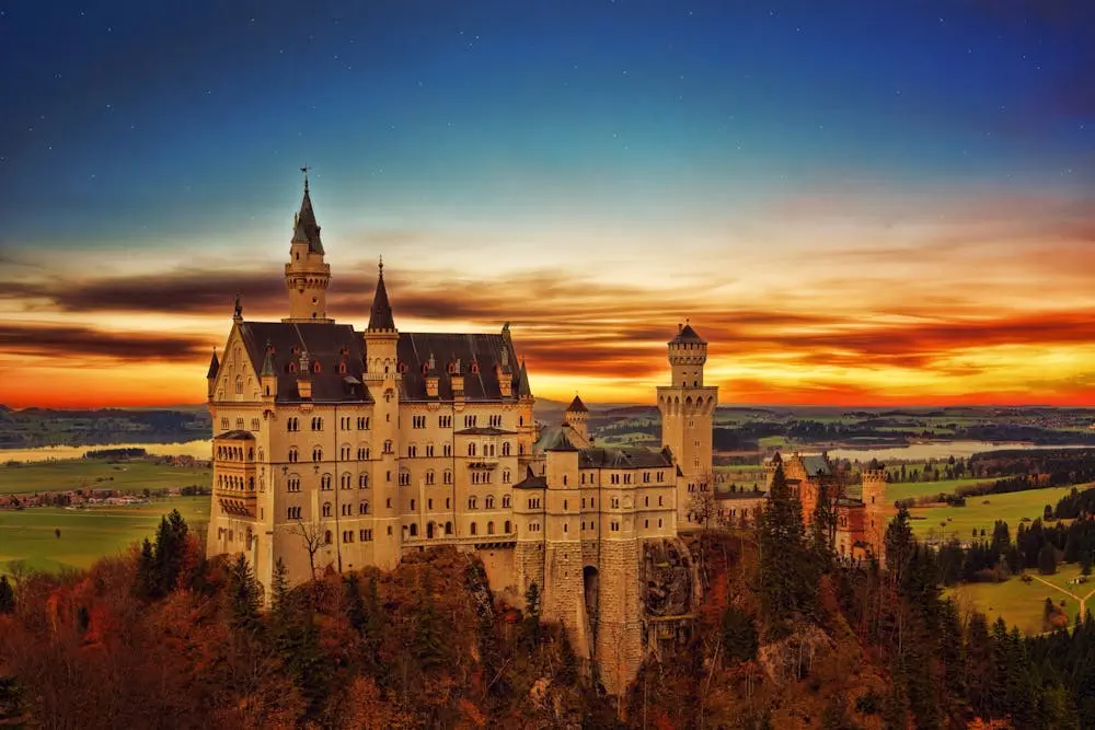 Neuschwanstein in Fall