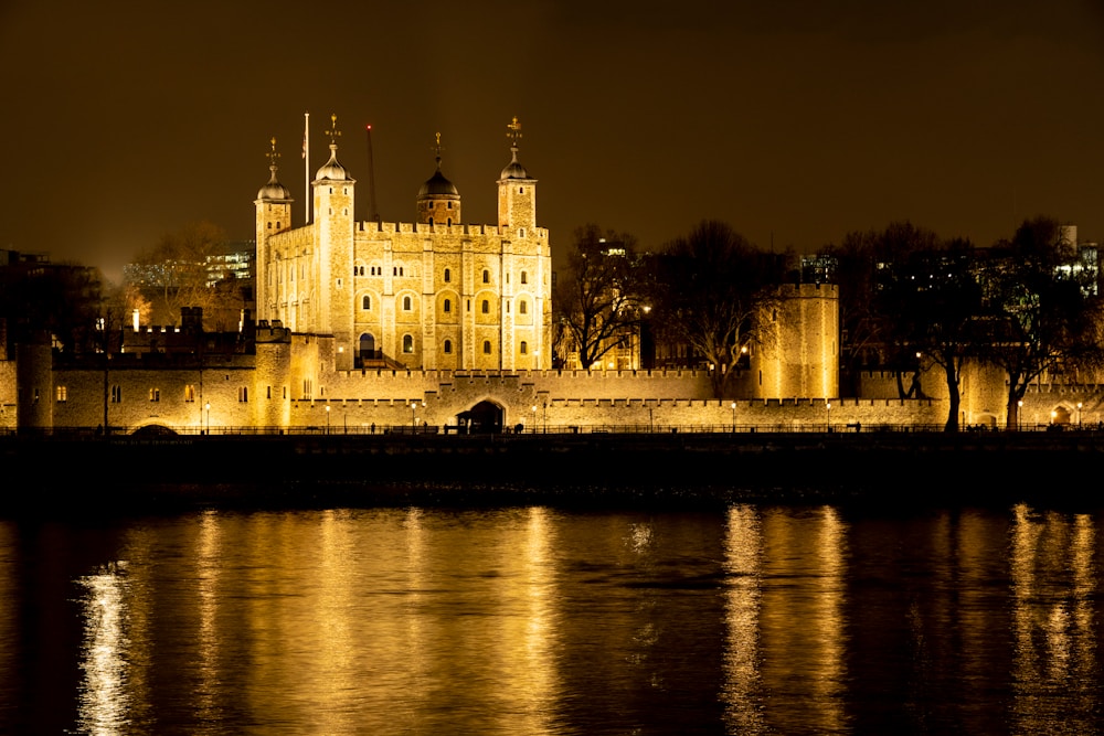 cathedral facing body of water