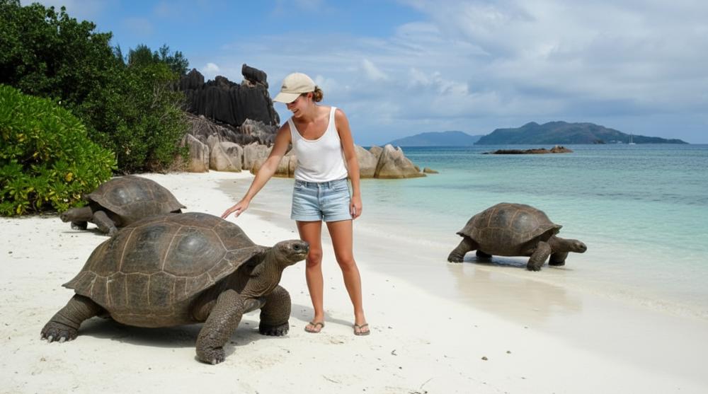 Giant tortoises of Seychelles