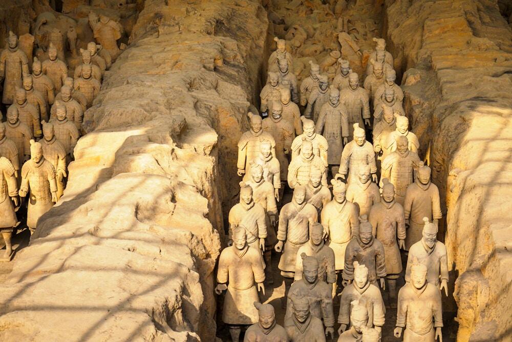 Terracota Warriors in Xi'an, China