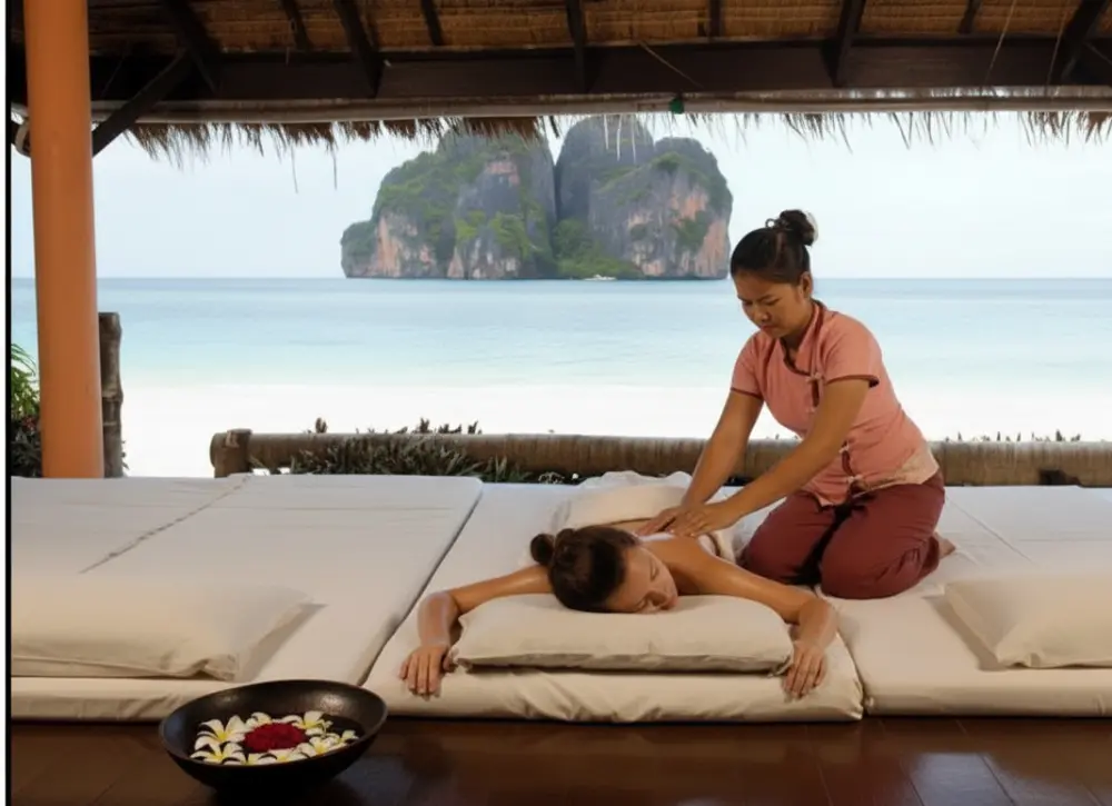 Thailand beach massage