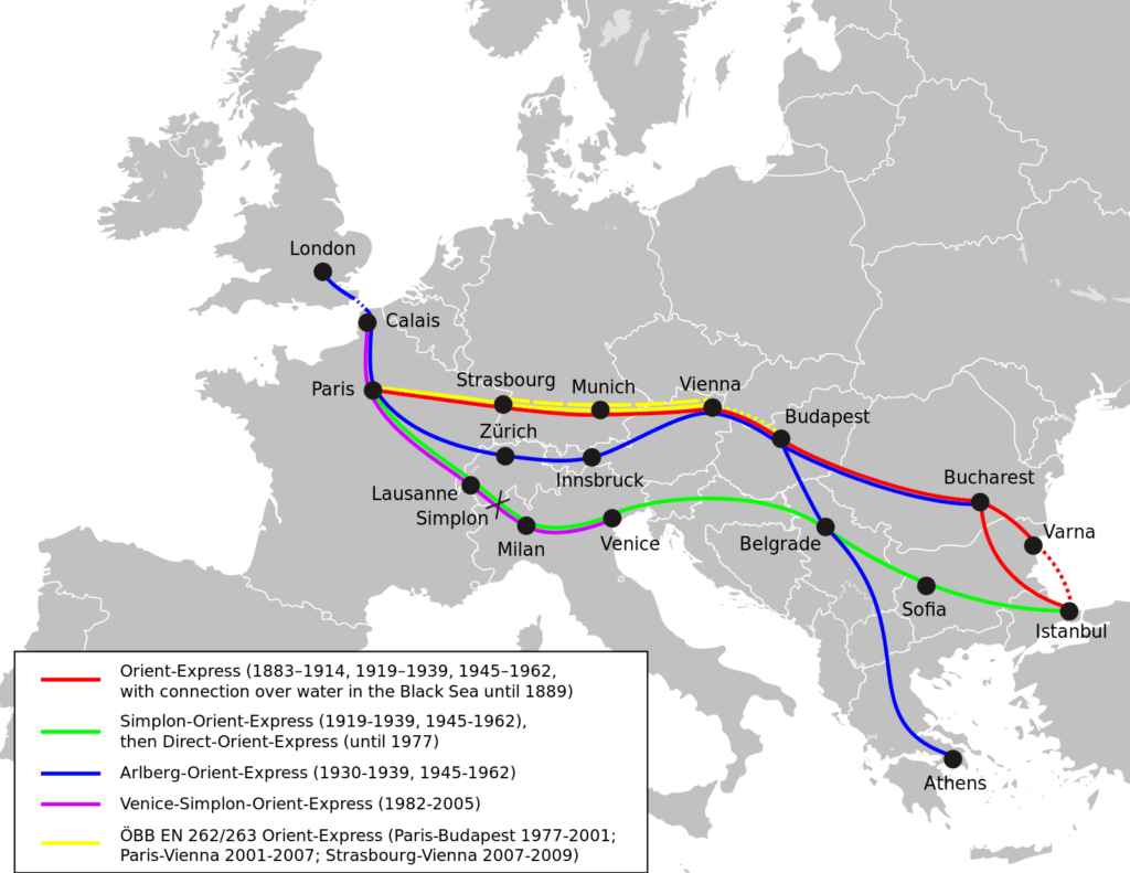 Orient Express Historic Routes
