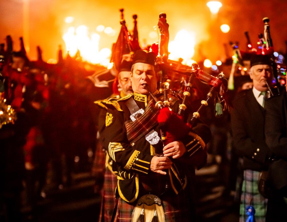 Edinburgh's Hogmanay Torchlight Procession
