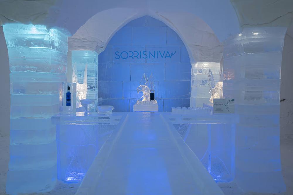 Bar in the Sorrisniva Ice Hotel
