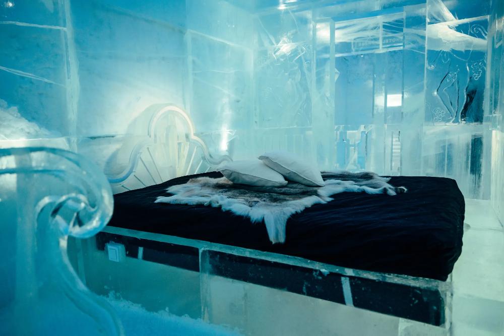 Icehotel bedroom