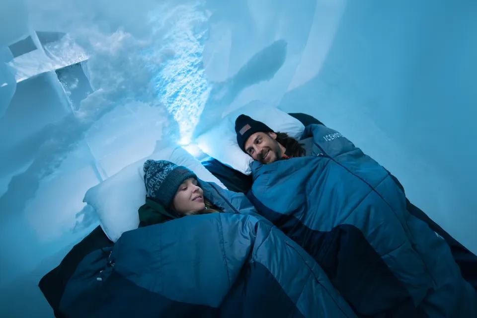 Icehotel sleeping