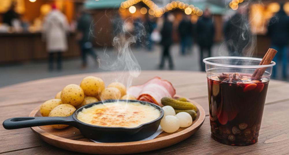 Swiss food Christmas market