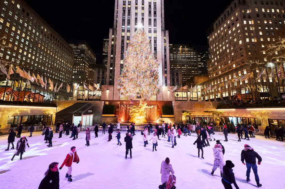 The rink at Rockefeller Center