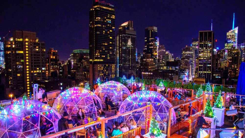 Igloos at 230 Fifth Rooftop