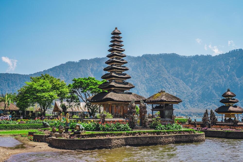 Pura Ulun Danu Bratan, Danau Beratan, Candikuning, Kabupaten de Tabanan, Bali, Indonésia