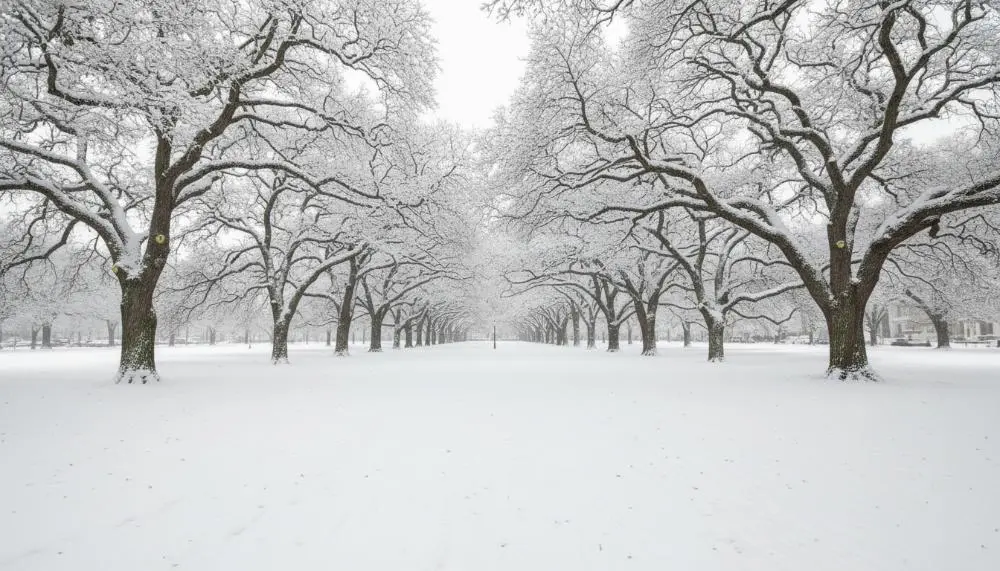 Battery Park, Charleston, SC in winter
