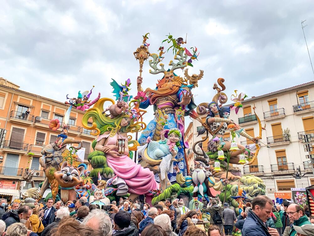 Las Fallas in Valencia