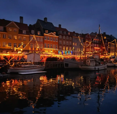 Nyhavn during Christmas