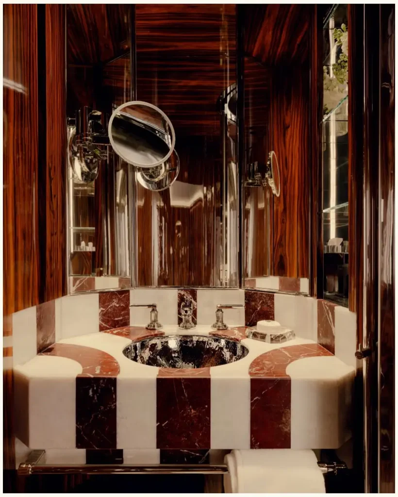 The interior of Orient Express 2027