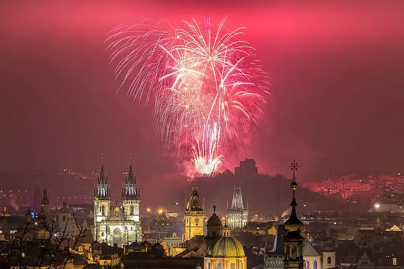 Prague on New Year