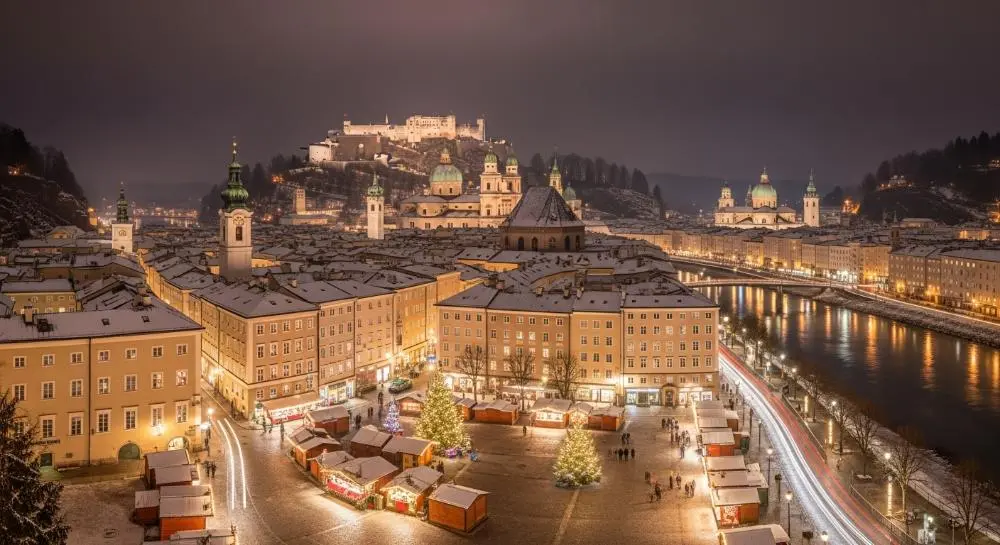 Salzburg during Christmas