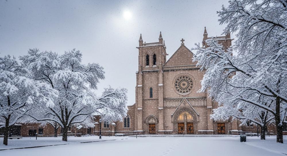 Santa Fe during winter