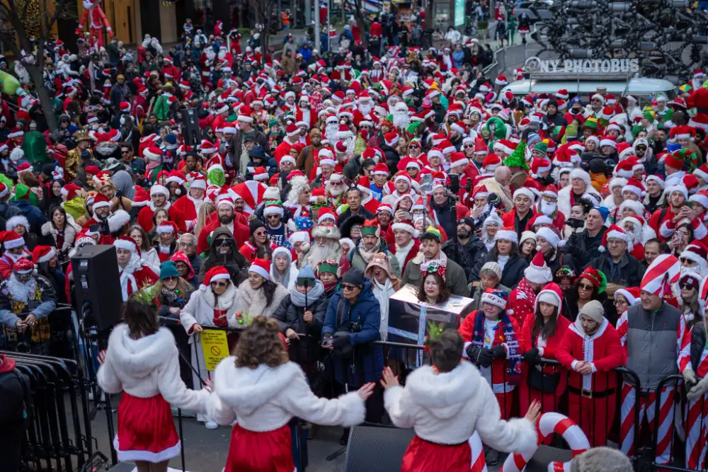 NYC SantaCon Parade