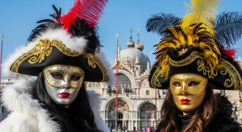 Venice Carnival St Mark Basilica