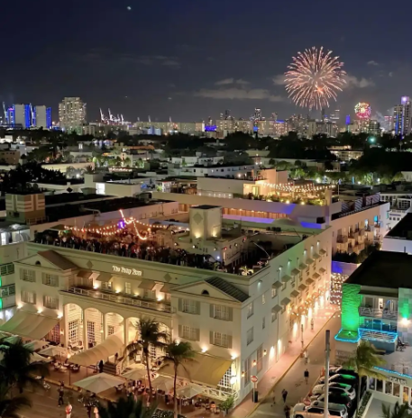 The Betsy Hotel on New Year's Eve