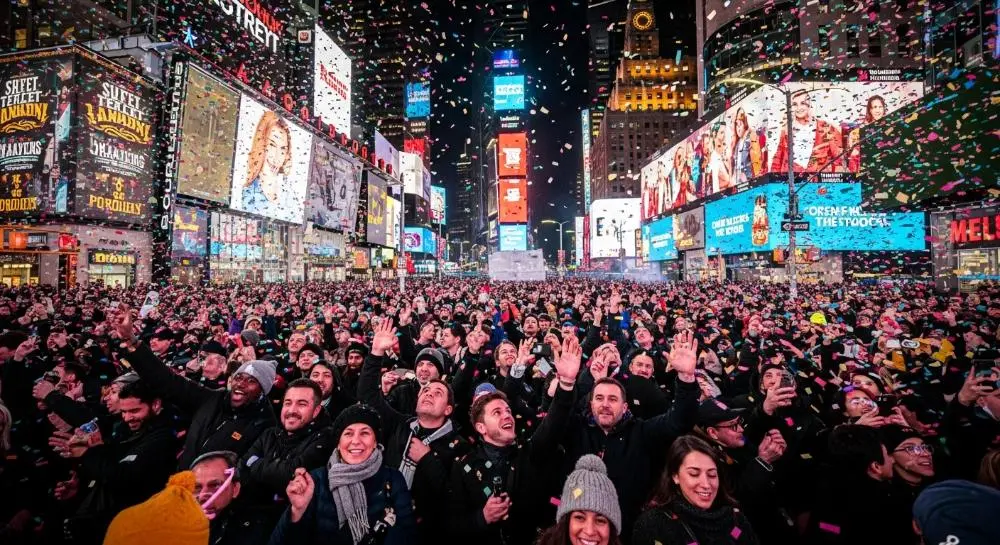 Times Square on New Year's Eve