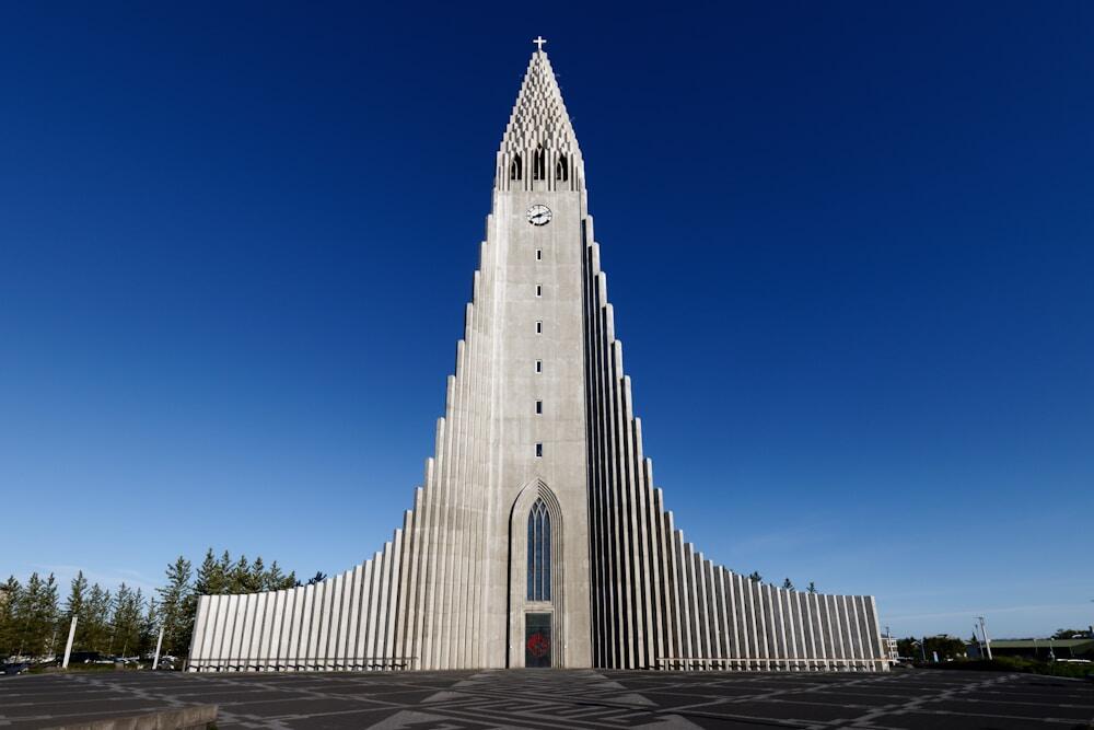 Hallgrímskirkja, Hallgrímstorg, Reykjavík, Island