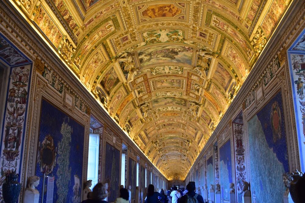 Entrance Ceiling to Sistine Chapel