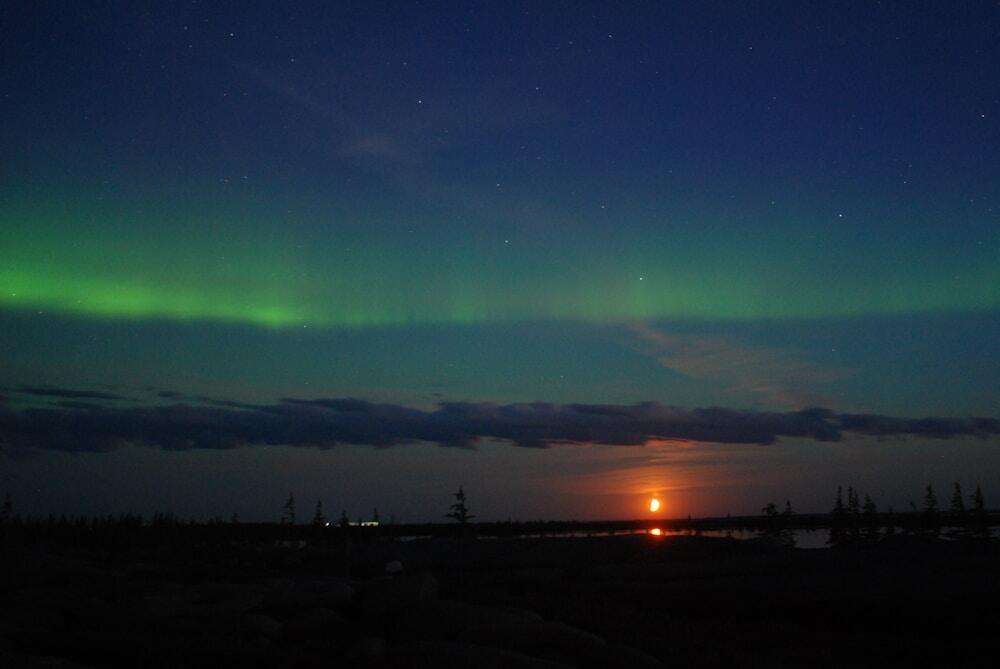 aurora borealis in Churchill, Manitoba