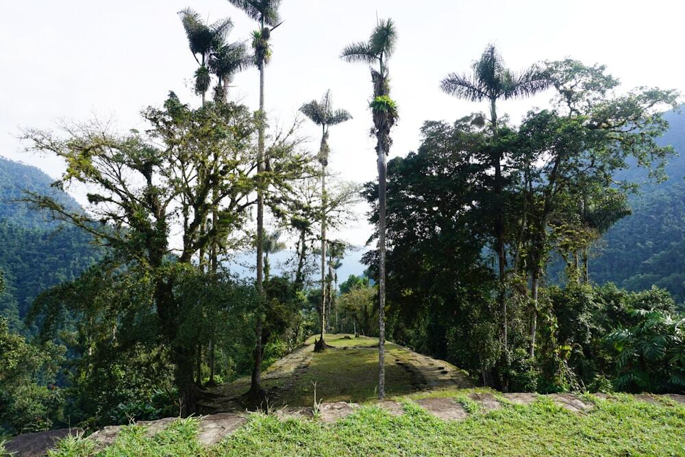Mountain trail in Lost City in Magdalena, Colombia.