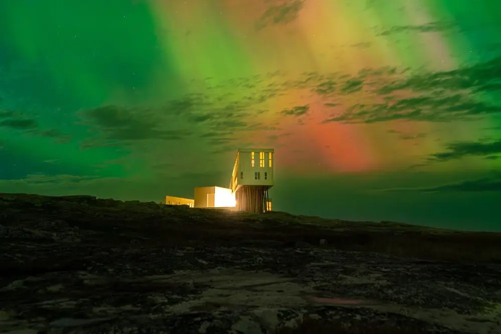 Northern Lights above Fogo Island, Canada