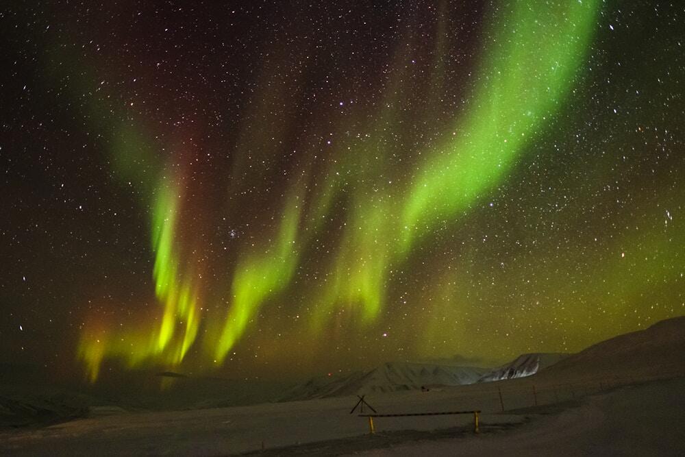 Northern Lights in Longyearbyen, Svalbard