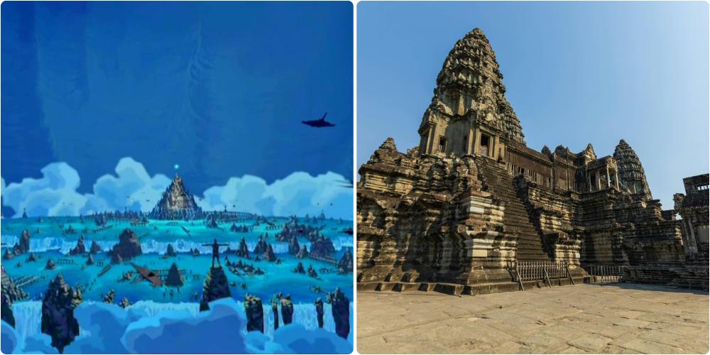 The Lost City in Atlantis (2001) inherited features of South East Asian temples like Angkor Wat