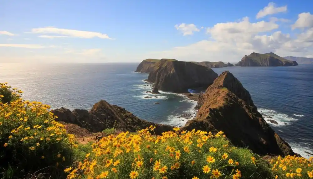 Giant Coreopsis on the Channel Islands