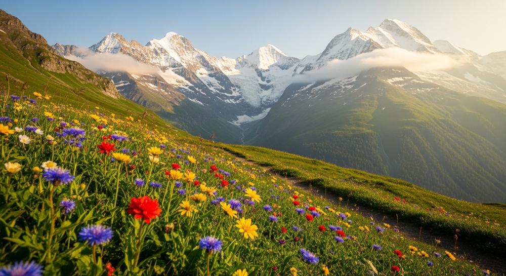 Grindelwald area in May