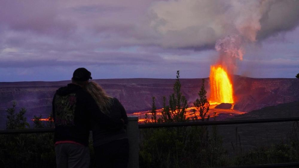 Hawaii Volcanoes National Park Erruption viewing