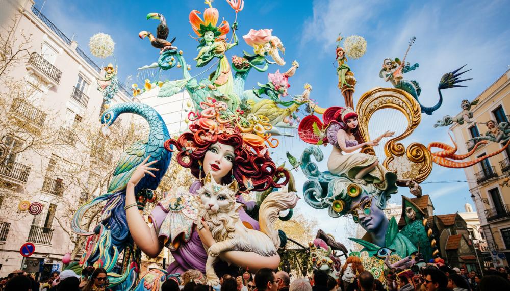 Las Fallas festival in Valencia is held every year in March